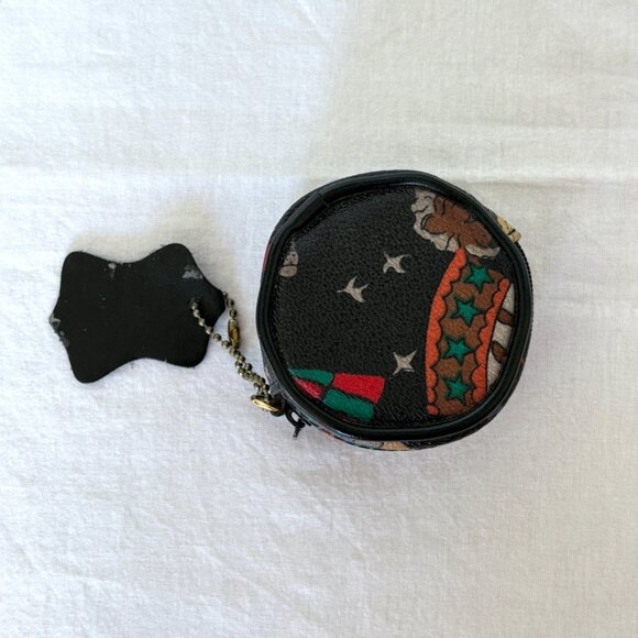 Italian Leather Round Coin Purse | Piero Guidi Style - Picture 2 of 11